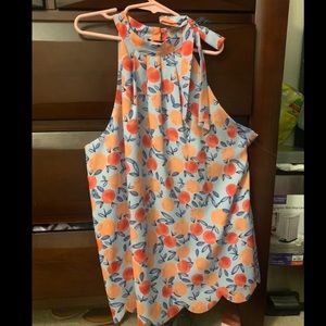 Brand new blouse with peaches 🍑